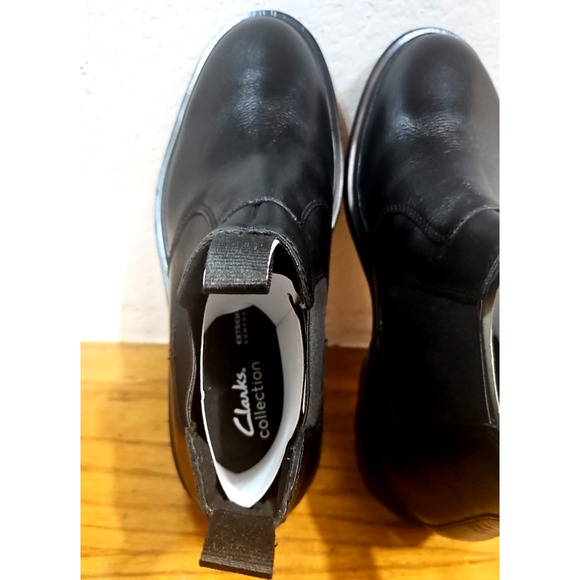 Clarks "Burchill Up" genuine leather chelsea boot -Men's US Size 10.5 - Picture 6 of 8